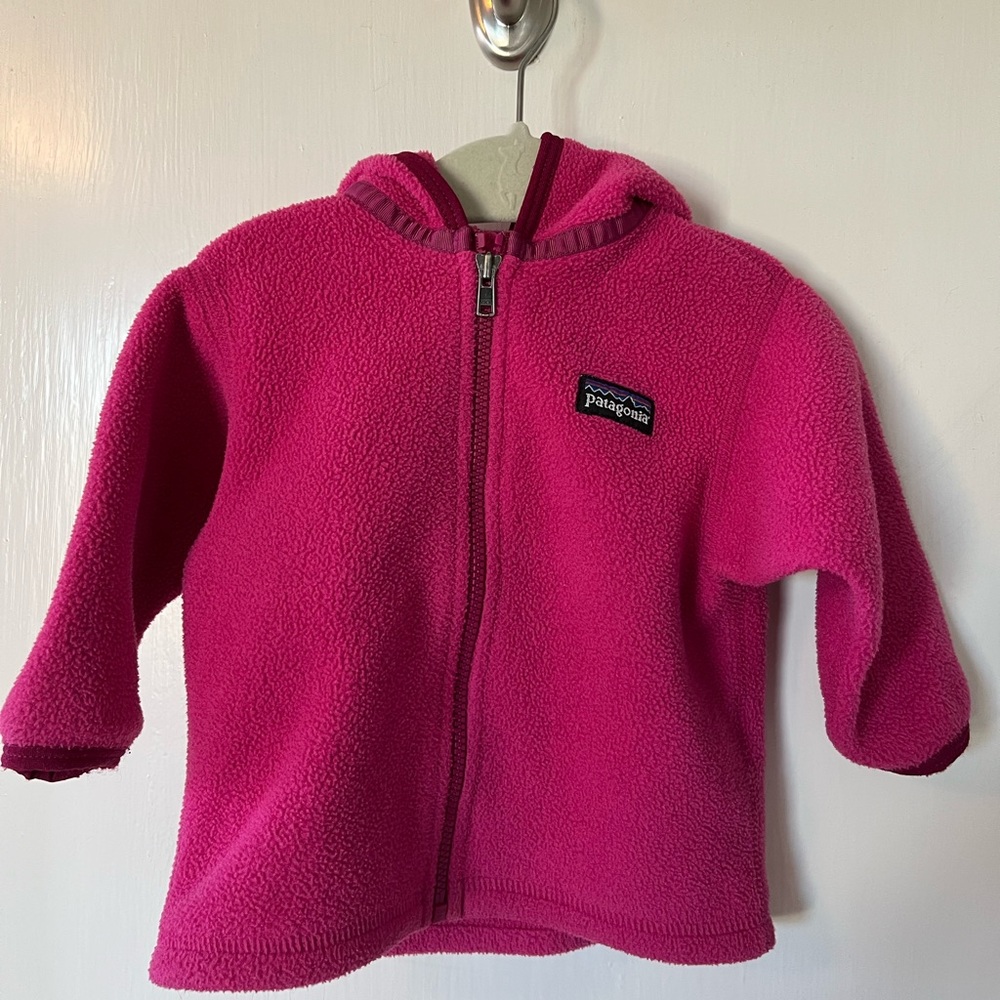 Patagonia fleece full zip for baby